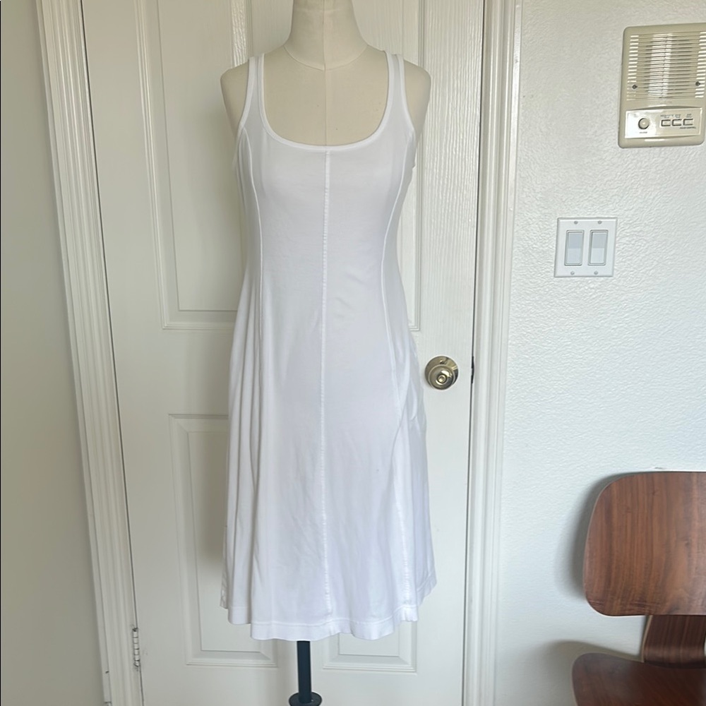 Everlane white cotton tank sundress